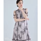 niana ニアナ フラワーレースパイピングフレアドレス | Fashion Letter | 詳細画像14 