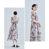 niana ニアナ フラワーレースパイピングフレアドレス | Fashion Letter | 詳細画像16 