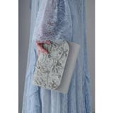 シルバー | niana ニアナ フラワービーズ刺繍クラッチバッグ | Fashion Letter