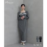 niana ニアナ フリルトリムロングドレス | Fashion Letter | 詳細画像1 