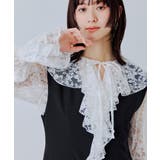 niana ニアナ レースラッフルオールインワンドレス | Fashion Letter | 詳細画像8 