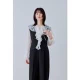 ブラック | niana ニアナ レースラッフルオールインワンドレス | Fashion Letter