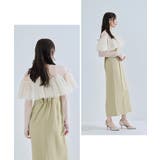 niana ニアナ フローティングラッフルマルチスリーブドレス | Fashion Letter | 詳細画像11 