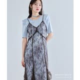 niana ニアナ スパークルレースサテンドレス | Fashion Letter | 詳細画像6 