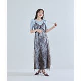 niana ニアナ スパークルレースサテンドレス | Fashion Letter | 詳細画像7 