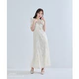 niana ニアナ スパークルレースサテンドレス | Fashion Letter | 詳細画像10 