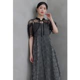ブラック | niana ニアナ タックスリーブボレロセットドレス | Fashion Letter