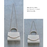 niana ニアナ メタルアーチラメハンドバッグ | Fashion Letter | 詳細画像14 