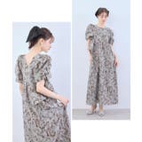 niana ニアナ バブルスリーブジャガードドレス | Fashion Letter | 詳細画像3