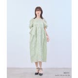 niana ニアナ バブルスリーブジャガードドレス | Fashion Letter | 詳細画像4