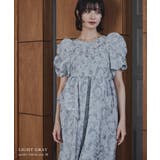 niana ニアナ バブルスリーブジャガードドレス | Fashion Letter | 詳細画像8