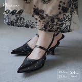 niana ニアナ スタッズスリングバックオールウェイズシューズ | Fashion Letter | 詳細画像1