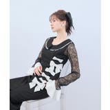 niana ニアナ ミックスリボンラインドレス | Fashion Letter | 詳細画像6