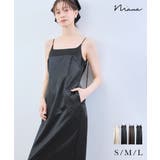 niana ニアナ グロッシーサテンドレス | Fashion Letter | 詳細画像1