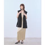 niana ニアナ ビジューボックスシルエットジレ | Fashion Letter | 詳細画像3