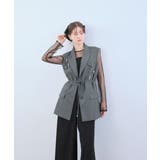 niana ニアナ ビジューボックスシルエットジレ | Fashion Letter | 詳細画像10