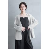 グレージュ | niana ニアナ ミニマルカラーレスジャケット | Fashion Letter