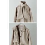 etoll エトル スタンドカラー&ステンカラー2wayロングコート | Fashion Letter | 詳細画像19