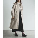アイボリー | etoll エトル スタンドカラー&ステンカラー2wayロングコート | Fashion Letter