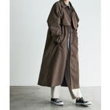 モカ | etoll エトル スタンドカラー&ステンカラー2wayロングコート | Fashion Letter