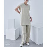 プリーツトップス×パンツ セットアップ Tシャツ | Fashion Letter | 詳細画像6 