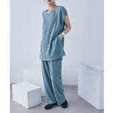 プリーツトップス×パンツ セットアップ Tシャツ | Fashion Letter | 詳細画像11 