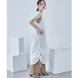 サイドシャーリング ノースリーブワンピース ワンピース | Fashion Letter | 詳細画像6 