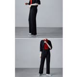 etoll エトル スモッキングジャガードストレートパンツ | Fashion Letter | 詳細画像13 