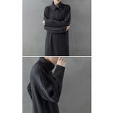 etoll エトル ハーフジップリブニットワンピース | Fashion Letter | 詳細画像4