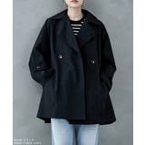 etoll エトル トレンチ風Aラインミドルコート | Fashion Letter | 詳細画像2