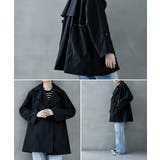 etoll エトル トレンチ風Aラインミドルコート | Fashion Letter | 詳細画像3