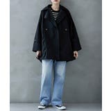 etoll エトル トレンチ風Aラインミドルコート | Fashion Letter | 詳細画像4