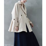 etoll エトル トレンチ風Aラインミドルコート | Fashion Letter | 詳細画像5
