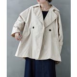 etoll エトル トレンチ風Aラインミドルコート | Fashion Letter | 詳細画像6