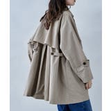etoll エトル トレンチ風Aラインミドルコート | Fashion Letter | 詳細画像10