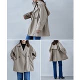 etoll エトル トレンチ風Aラインミドルコート | Fashion Letter | 詳細画像11