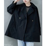 etoll エトル トレンチ風Aラインミドルコート | Fashion Letter | 詳細画像12
