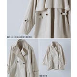 etoll エトル トレンチ風Aラインミドルコート | Fashion Letter | 詳細画像19