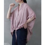 etoll エトル バックギャザードロストヘムブラウス | Fashion Letter | 詳細画像2 