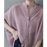 etoll エトル バックギャザードロストヘムブラウス | Fashion Letter | 詳細画像4 