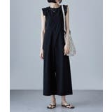 ブラック | etoll エトル フリルオールインワンラッシュガード | Fashion Letter