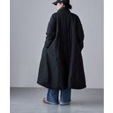 etoll エトル キルティング切替オフラインロングコート | Fashion Letter | 詳細画像4