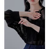 etoll エトル 透かし編みケーブルニットプルオーバー | Fashion Letter | 詳細画像16 