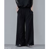 etoll エトル ストレッチタックワイドパンツ | Fashion Letter | 詳細画像2 