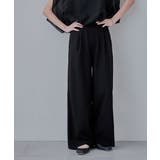 etoll エトル ストレッチタックワイドパンツ | Fashion Letter | 詳細画像5 