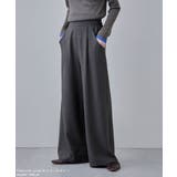 etoll エトル ストレッチタックワイドパンツ | Fashion Letter | 詳細画像6 