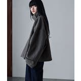 etoll エトル スタンドカラーショートコート | Fashion Letter | 詳細画像3 