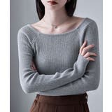 etoll エトル ボートネックリブニット | Fashion Letter | 詳細画像12 