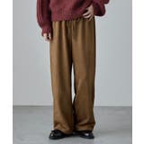 モカ | etoll エトル スエードライクワイドイージーパンツ | Fashion Letter