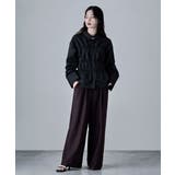 etoll エトル ウエストシャーリングペプラムブラウス | Fashion Letter | 詳細画像17 